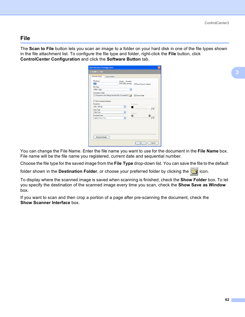 File, 3file | Brother MFC-230C User Manual | Page 68 / 168