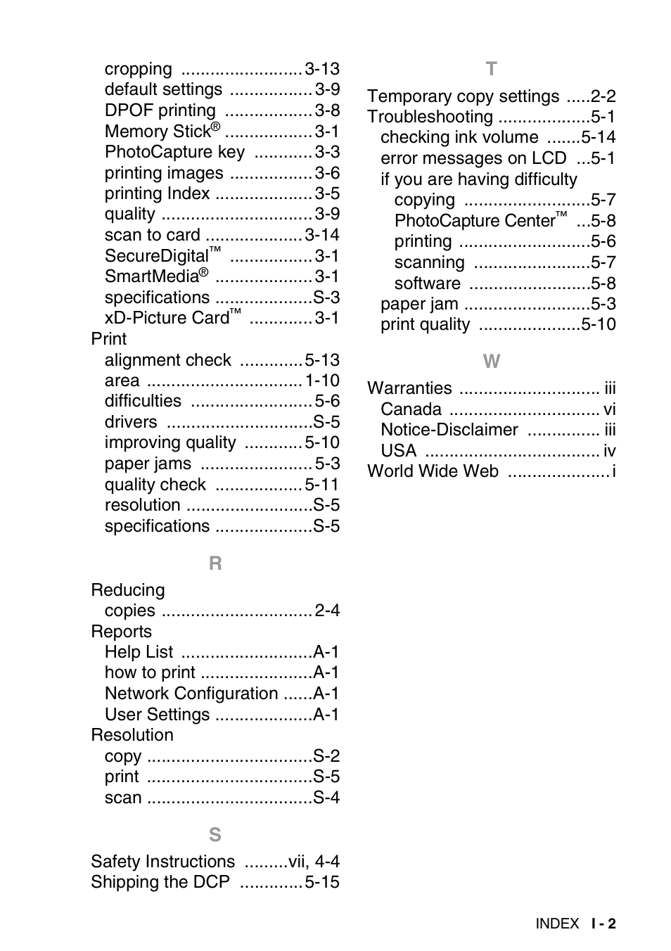 Brother DCP-110C User Manual | Page 105 / 107