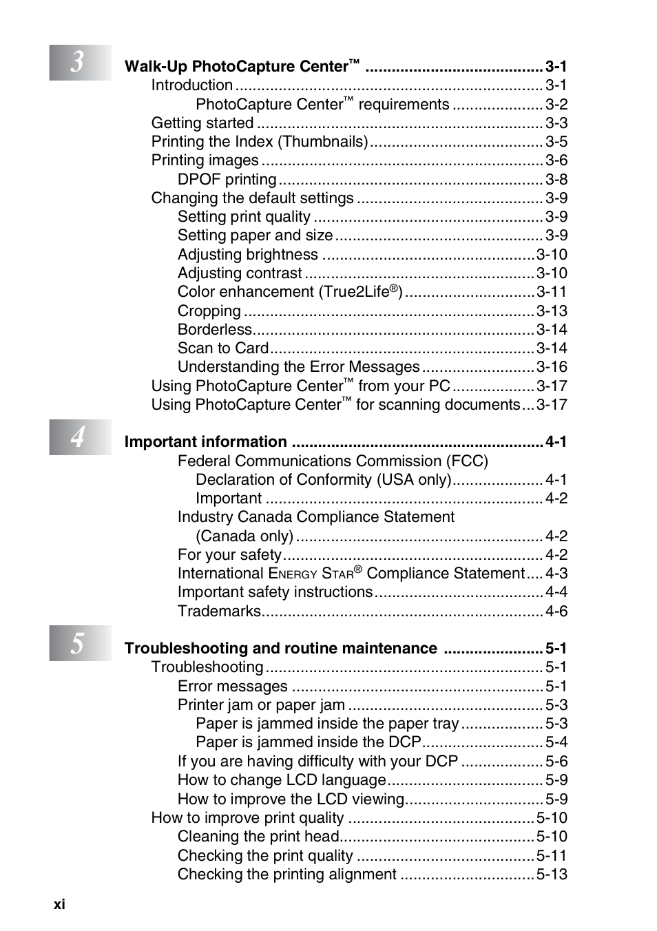 Brother DCP-110C User Manual | Page 13 / 107