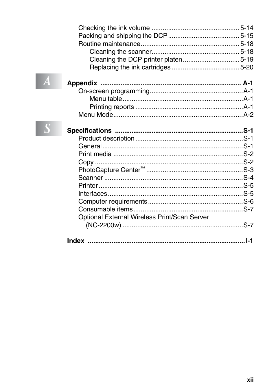 Brother DCP-110C User Manual | Page 14 / 107