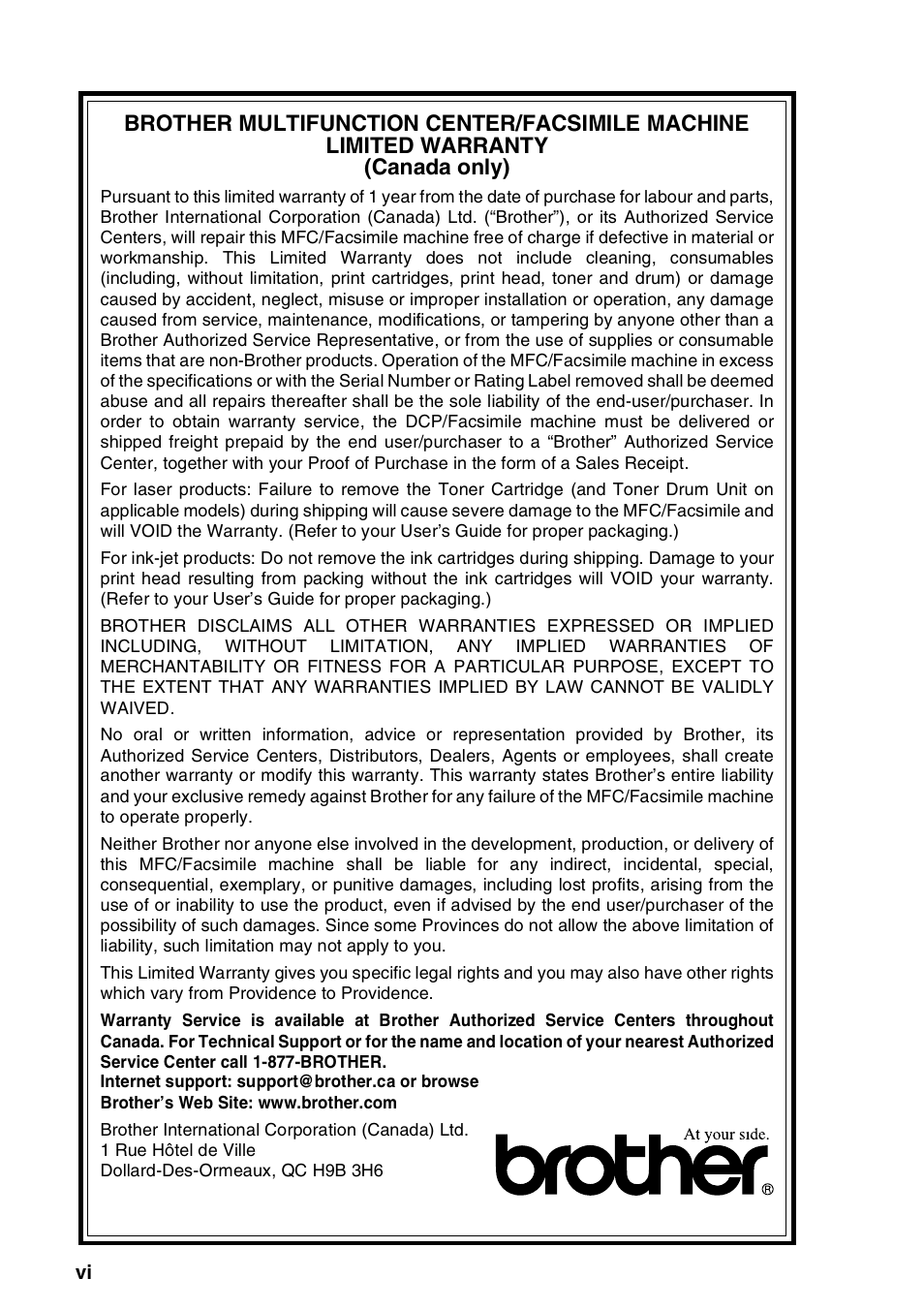 Brother DCP-110C User Manual | Page 8 / 107