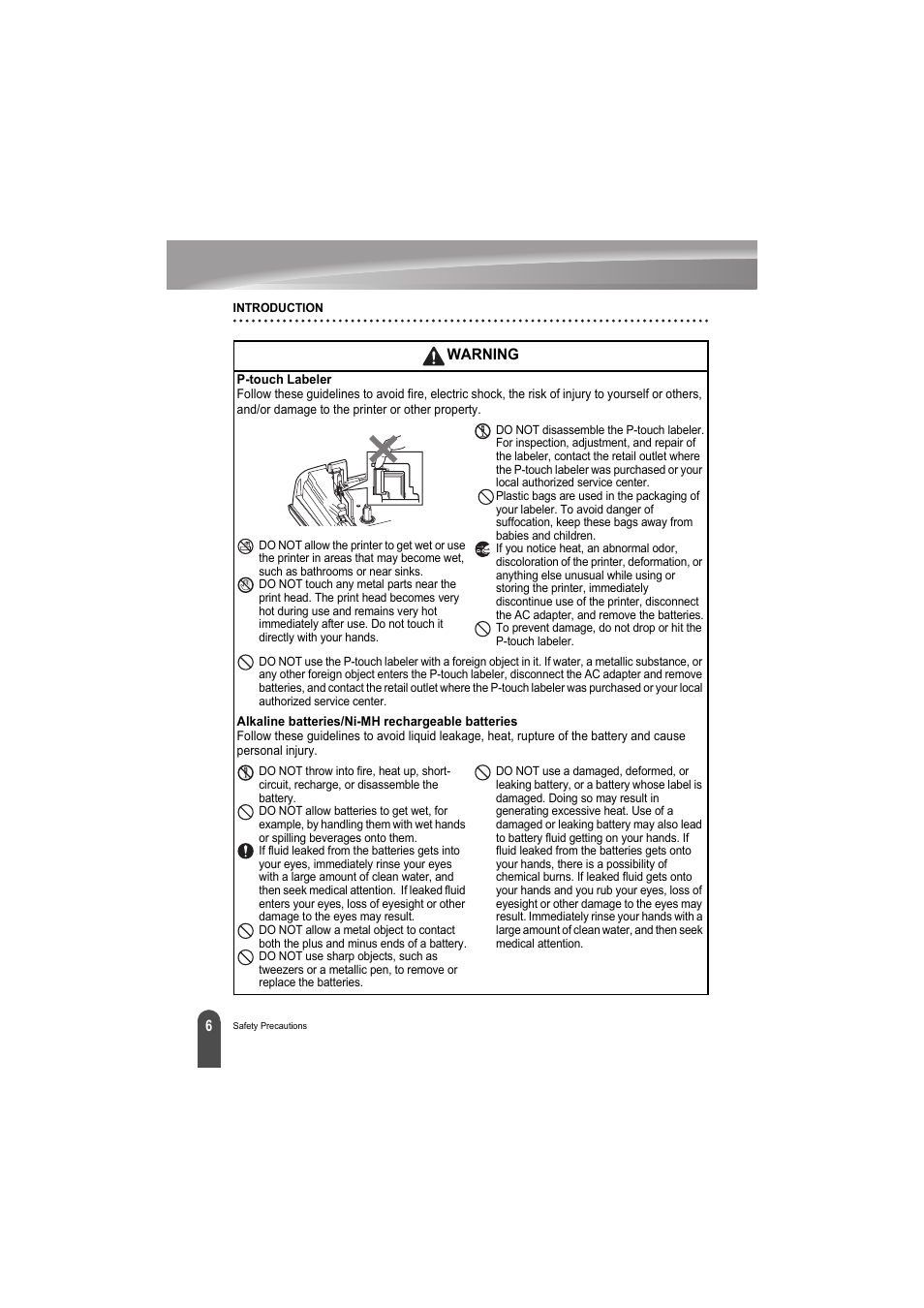 Brother PT-H300 User Manual | Page 12 / 73