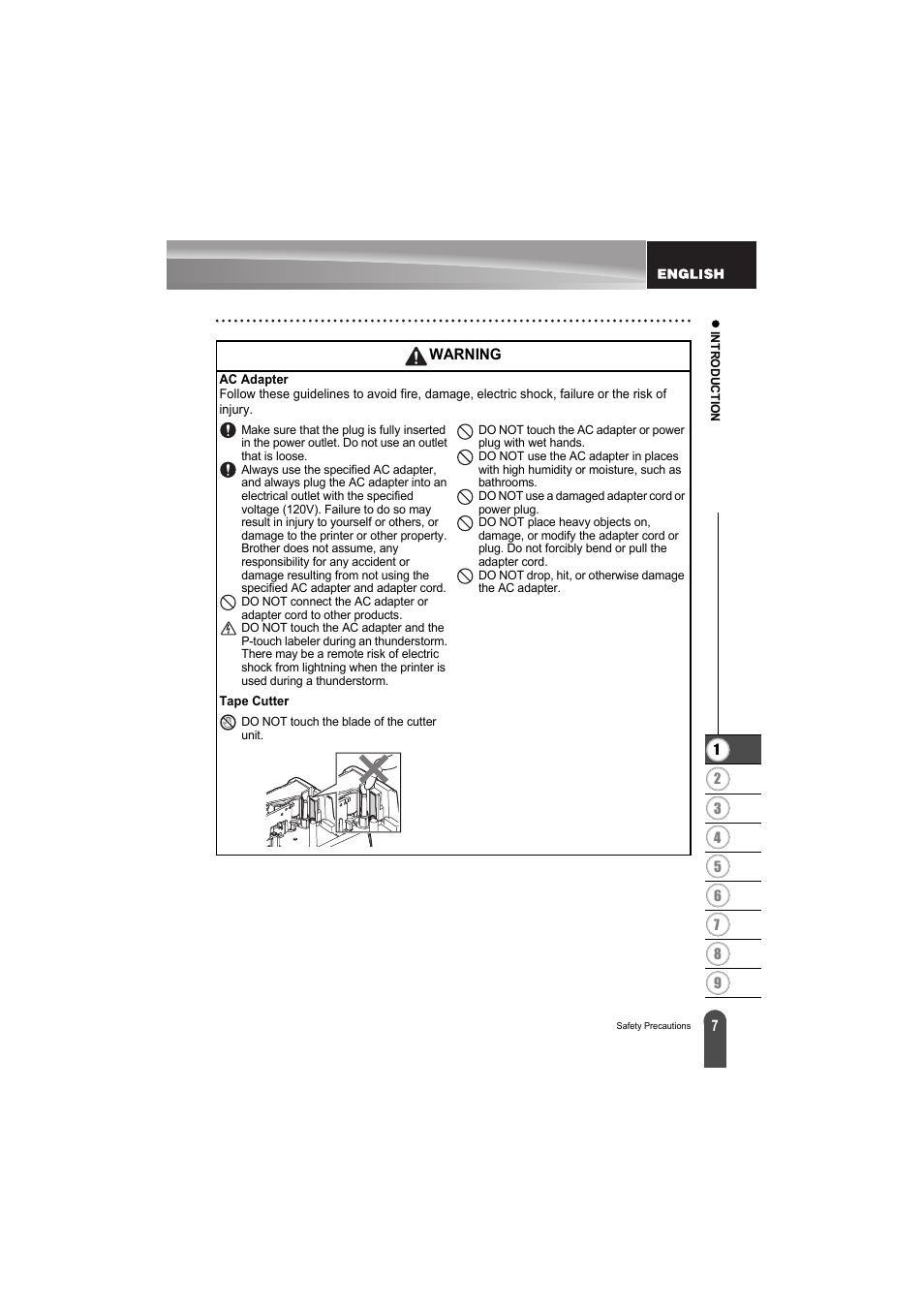 Brother PT-H300 User Manual | Page 13 / 73