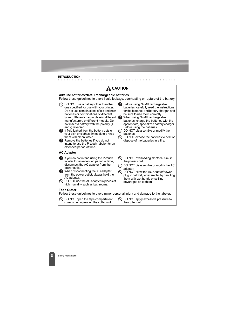 Brother PT-H300 User Manual | Page 14 / 73