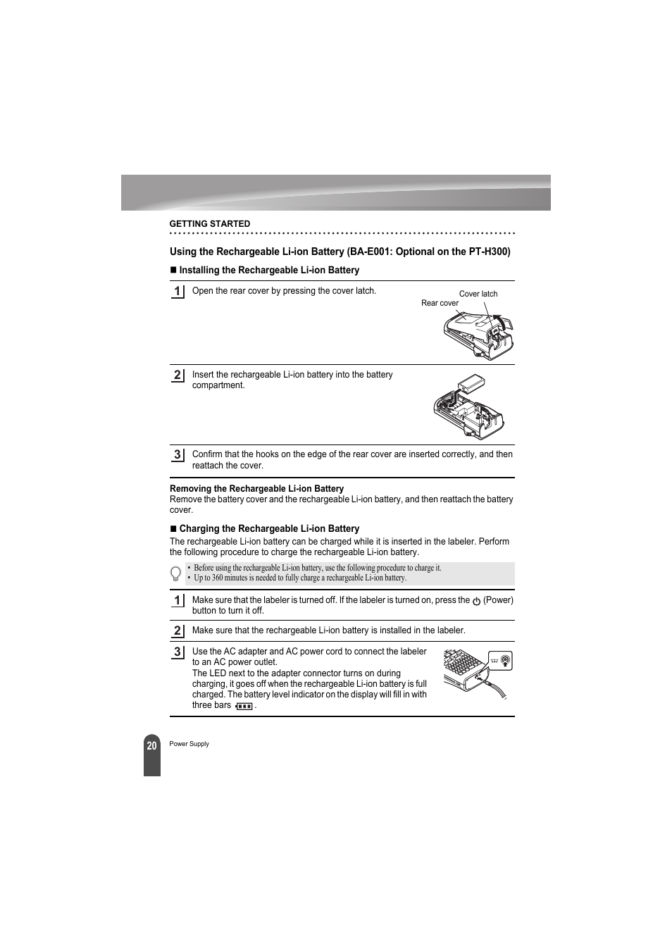 Brother PT-H300 User Manual | Page 26 / 73