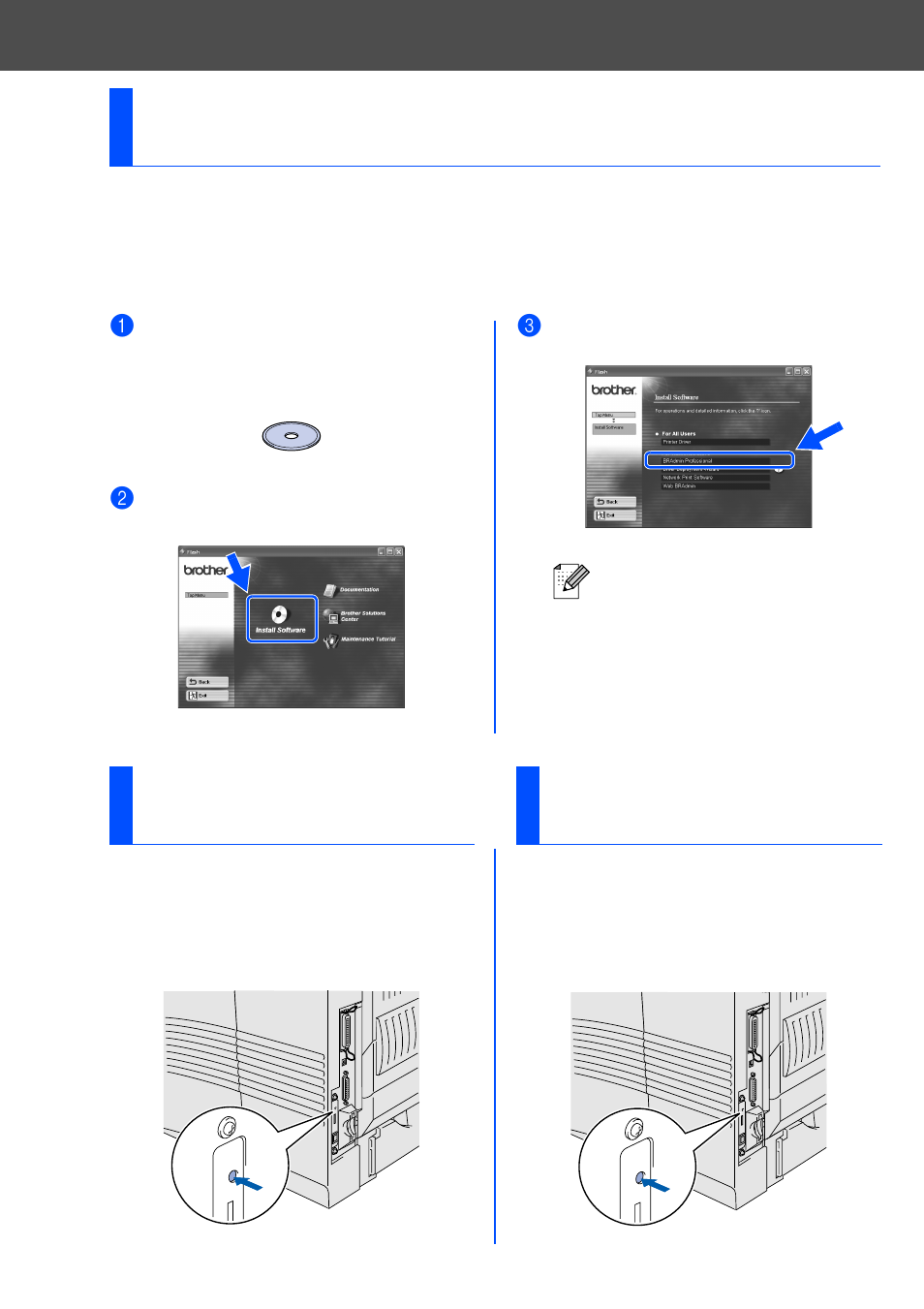 Factory default setting, Users only), Print configuration page | Brother HL-7050 User Manual | Page 32 / 35