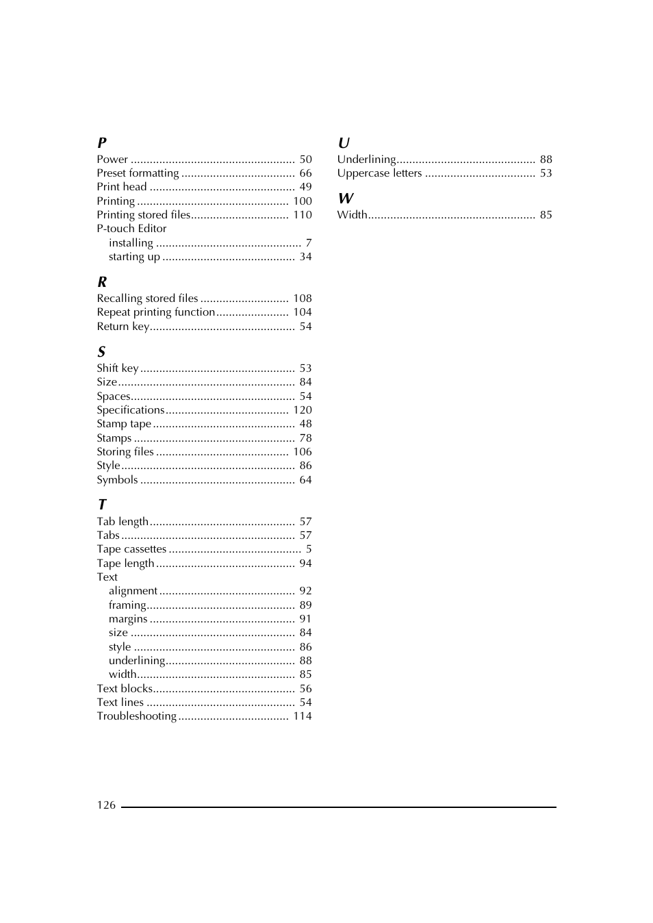 Brother PT-2600 User Manual | Page 133 / 250