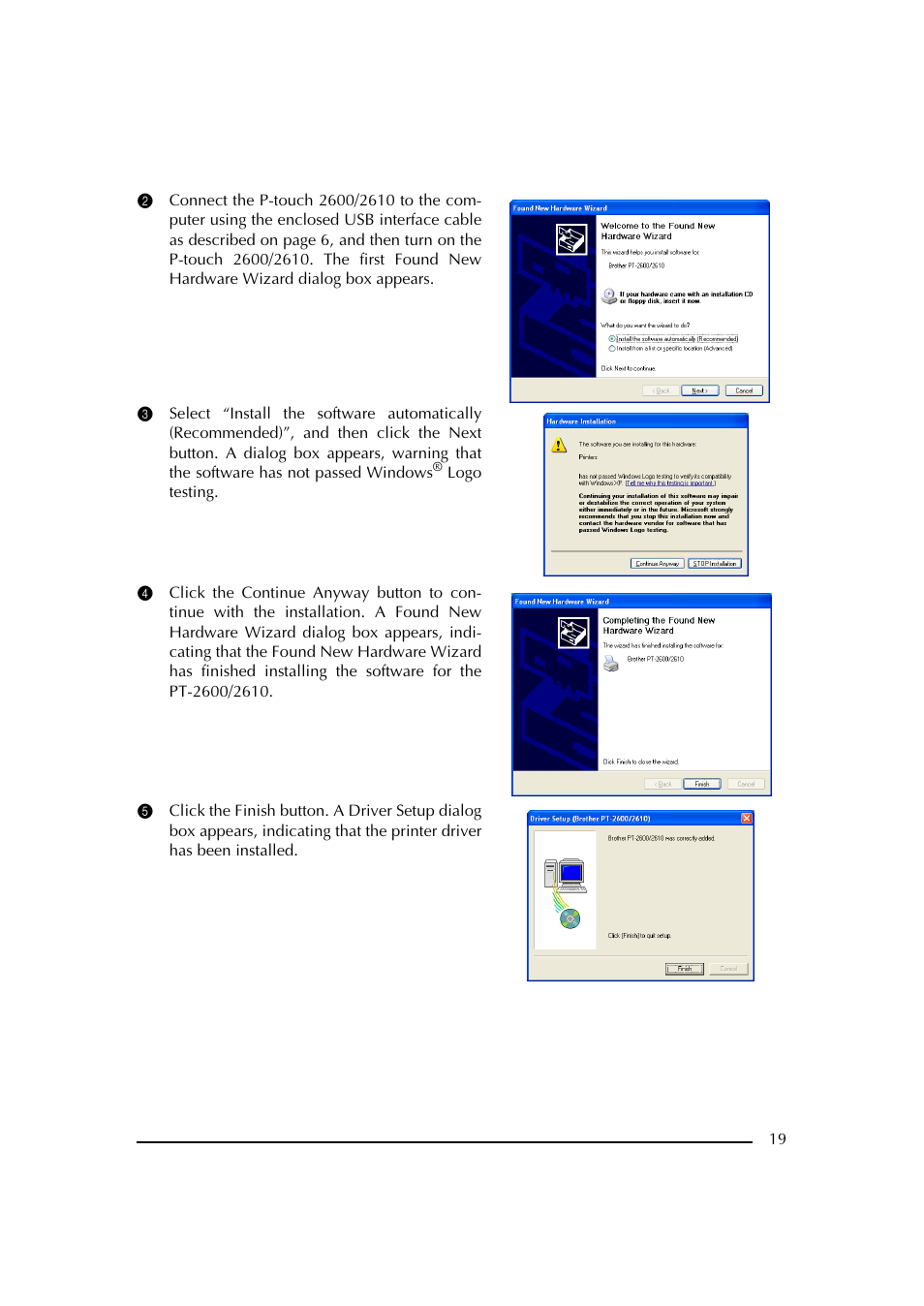 Brother PT-2600 User Manual | Page 26 / 250