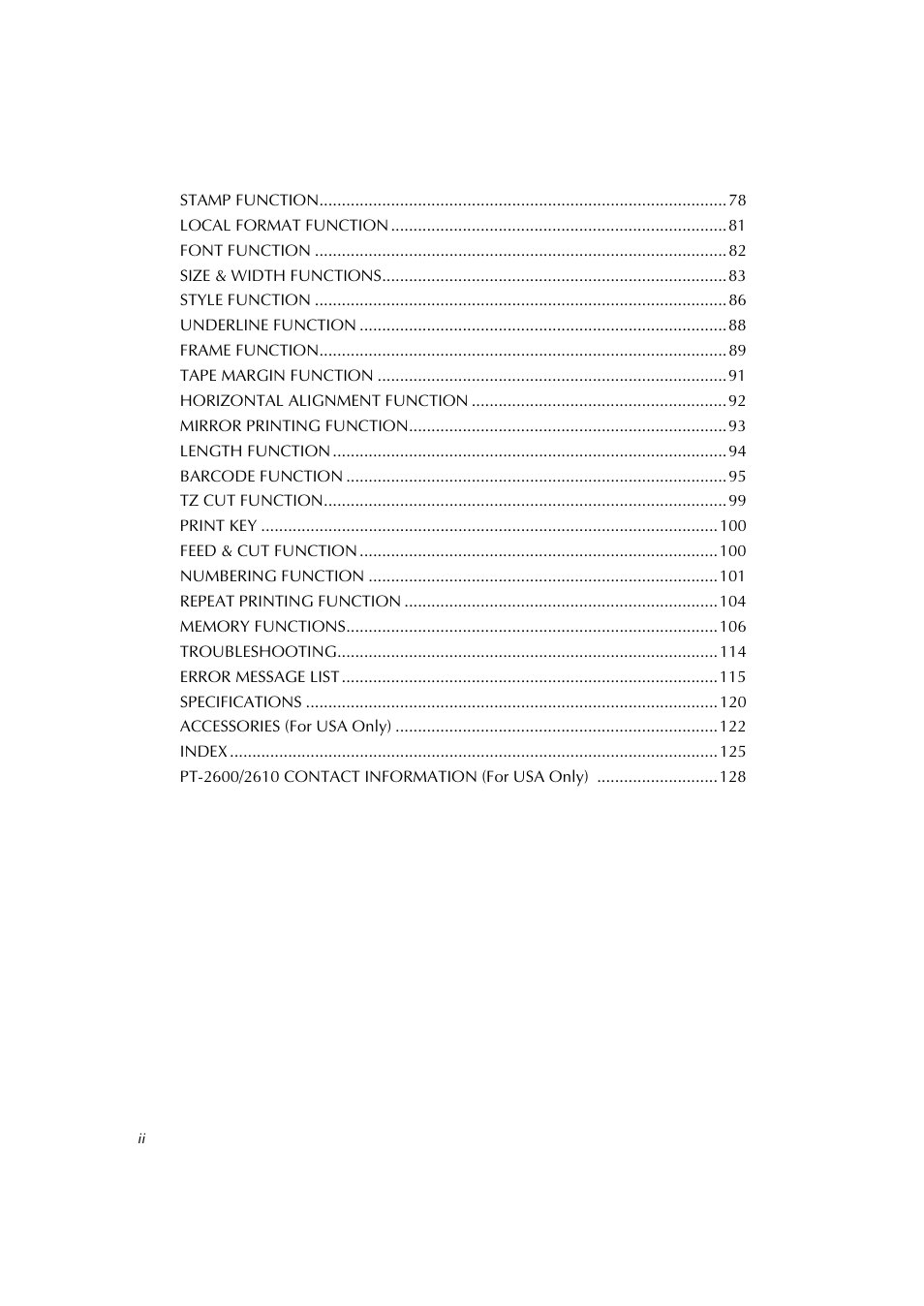 Brother PT-2600 User Manual | Page 3 / 250