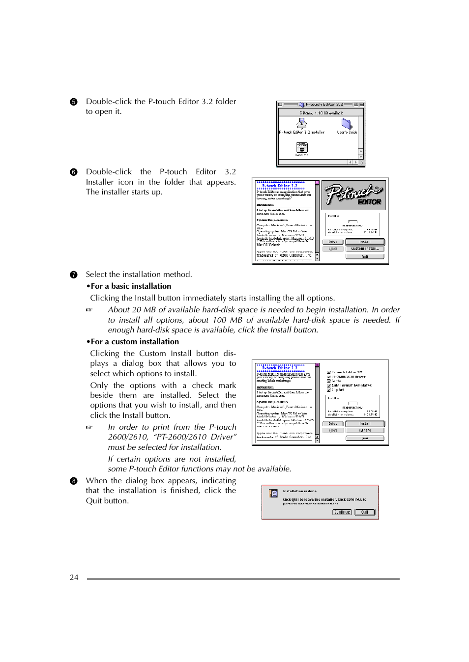 7 select the installation method | Brother PT-2600 User Manual | Page 31 / 250