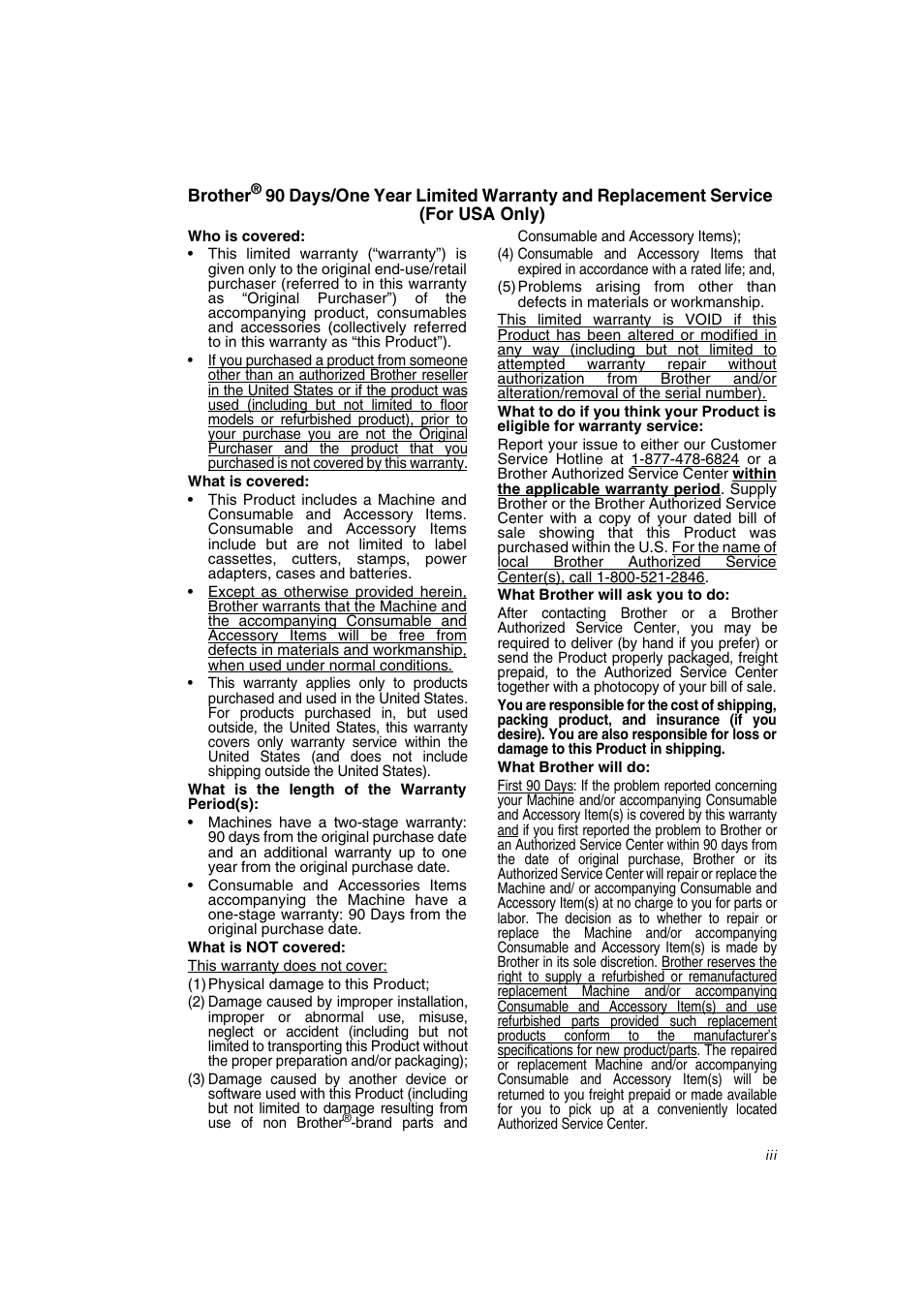 Brother | Brother PT-2600 User Manual | Page 4 / 250