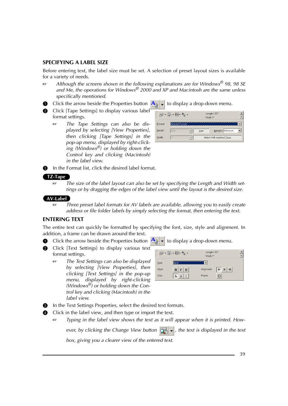 Brother PT-2600 User Manual | Page 46 / 250