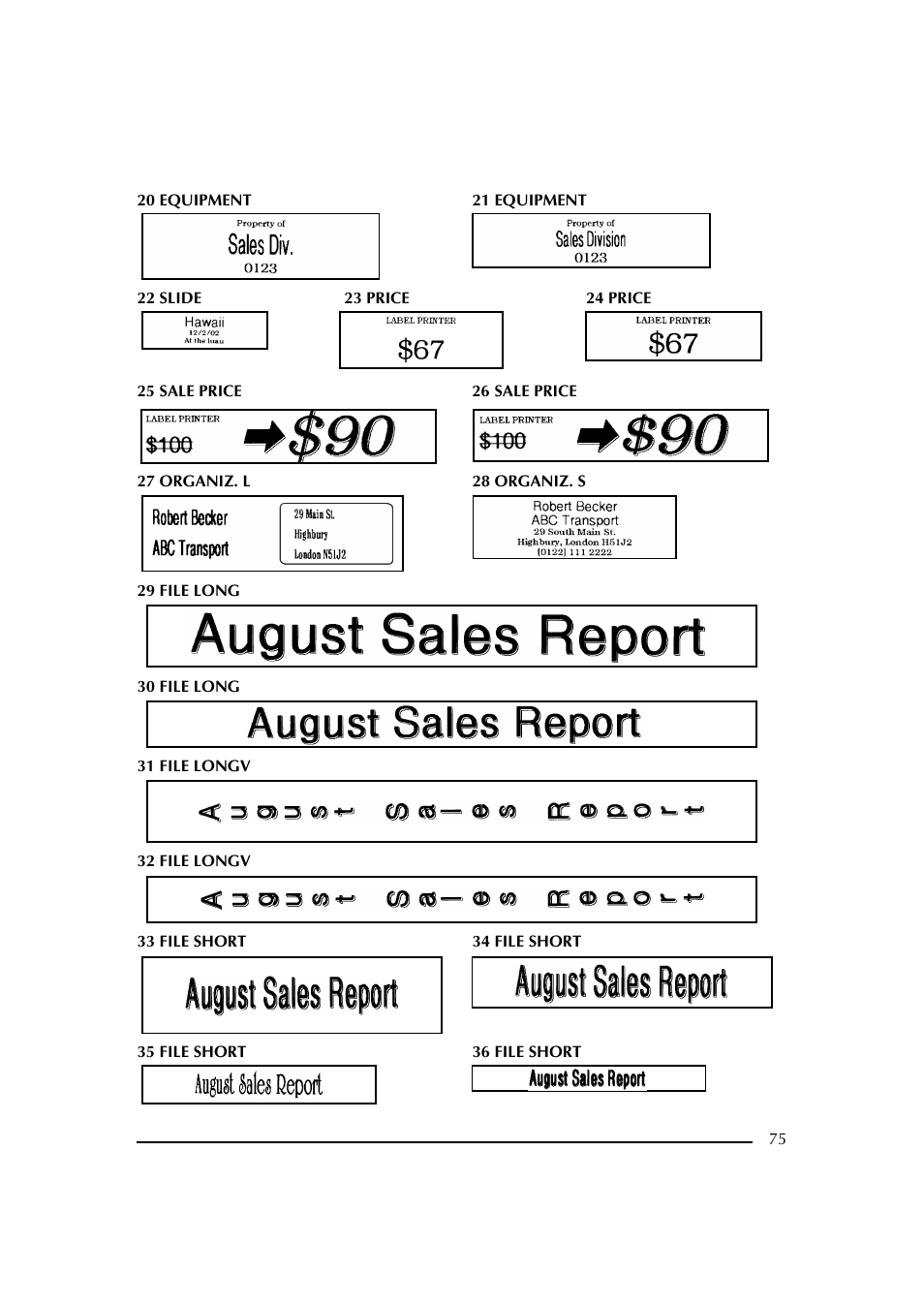 Brother PT-2600 User Manual | Page 82 / 250