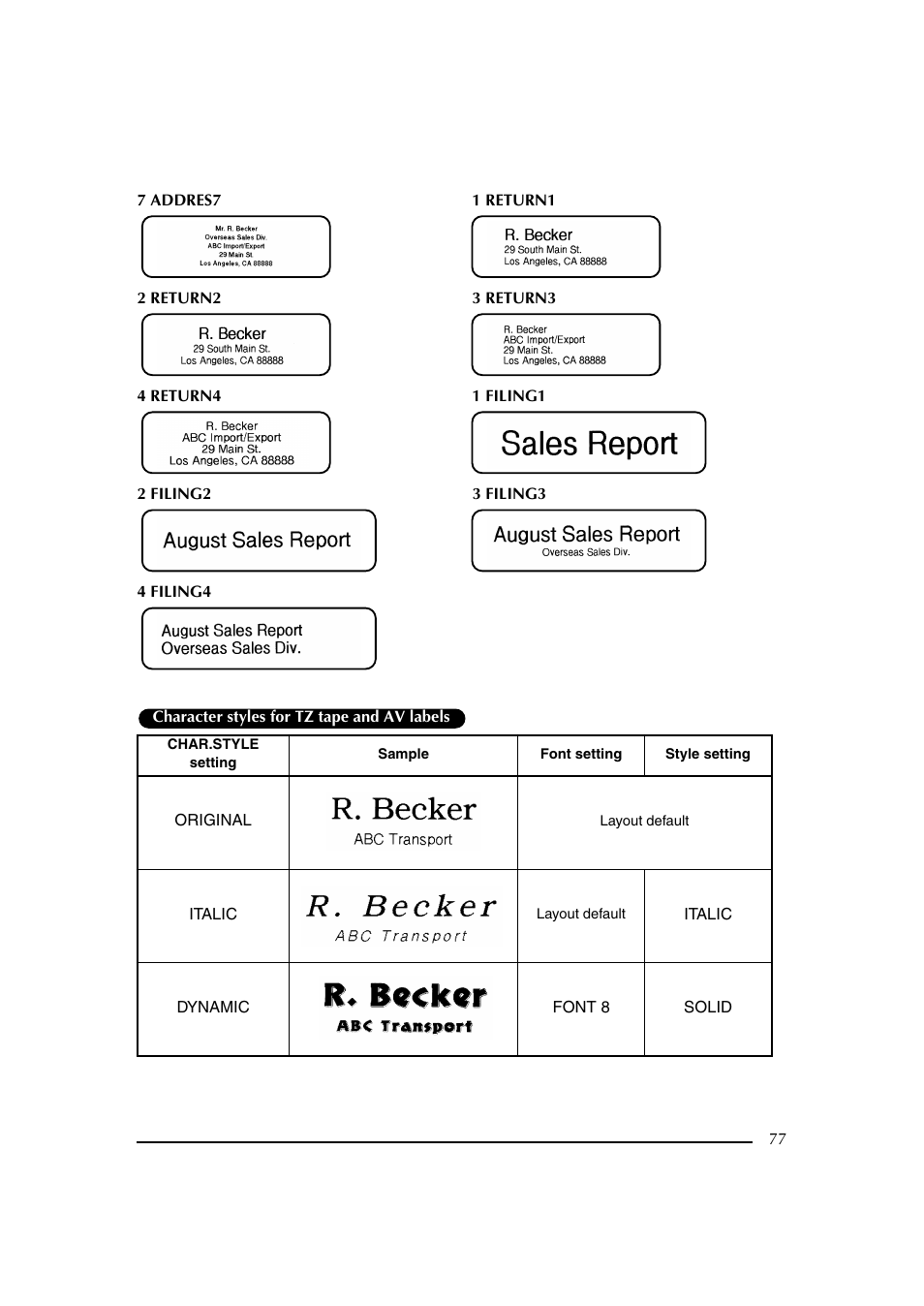 Brother PT-2600 User Manual | Page 84 / 250