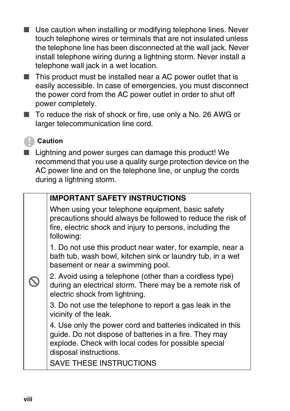 Brother FAX-1820C User Manual | Page 10 / 181