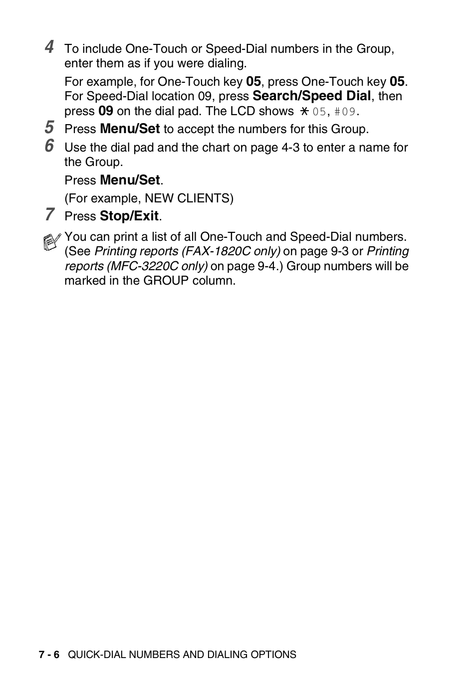 Brother FAX-1820C User Manual | Page 102 / 181