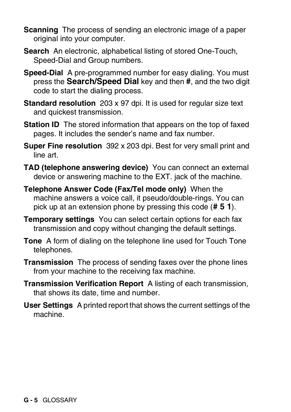 Brother FAX-1820C User Manual | Page 164 / 181