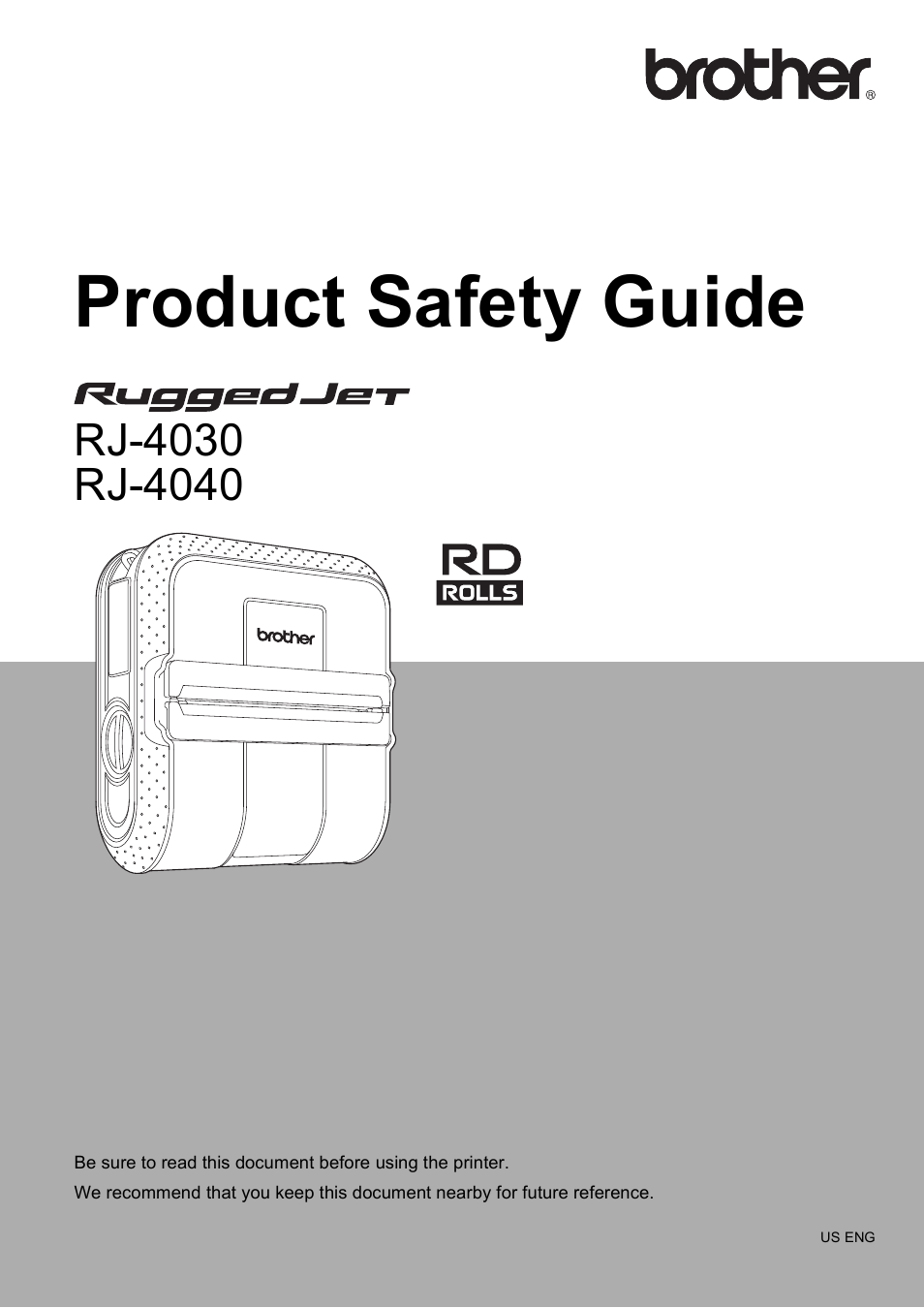 Brother RJ-4030 User Manual | 17 pages