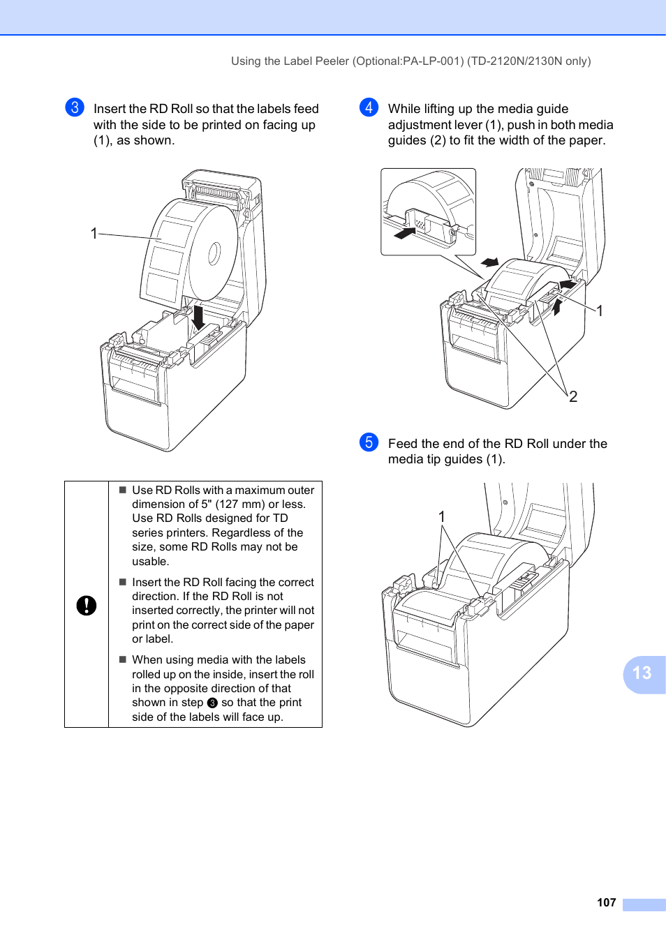 Brother TD-2120N User Manual | Page 113 / 122