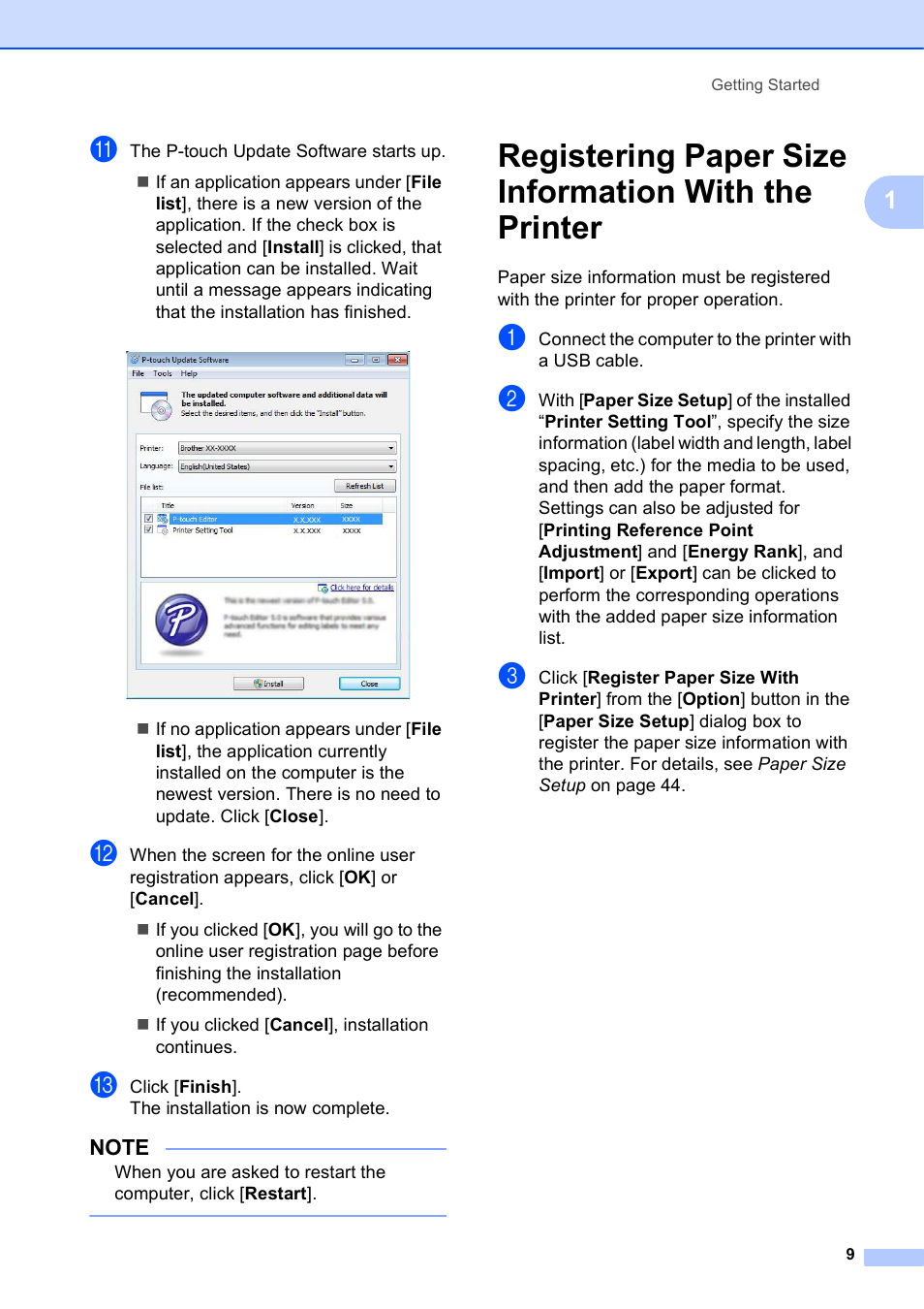 Brother TD-2120N User Manual | Page 15 / 122