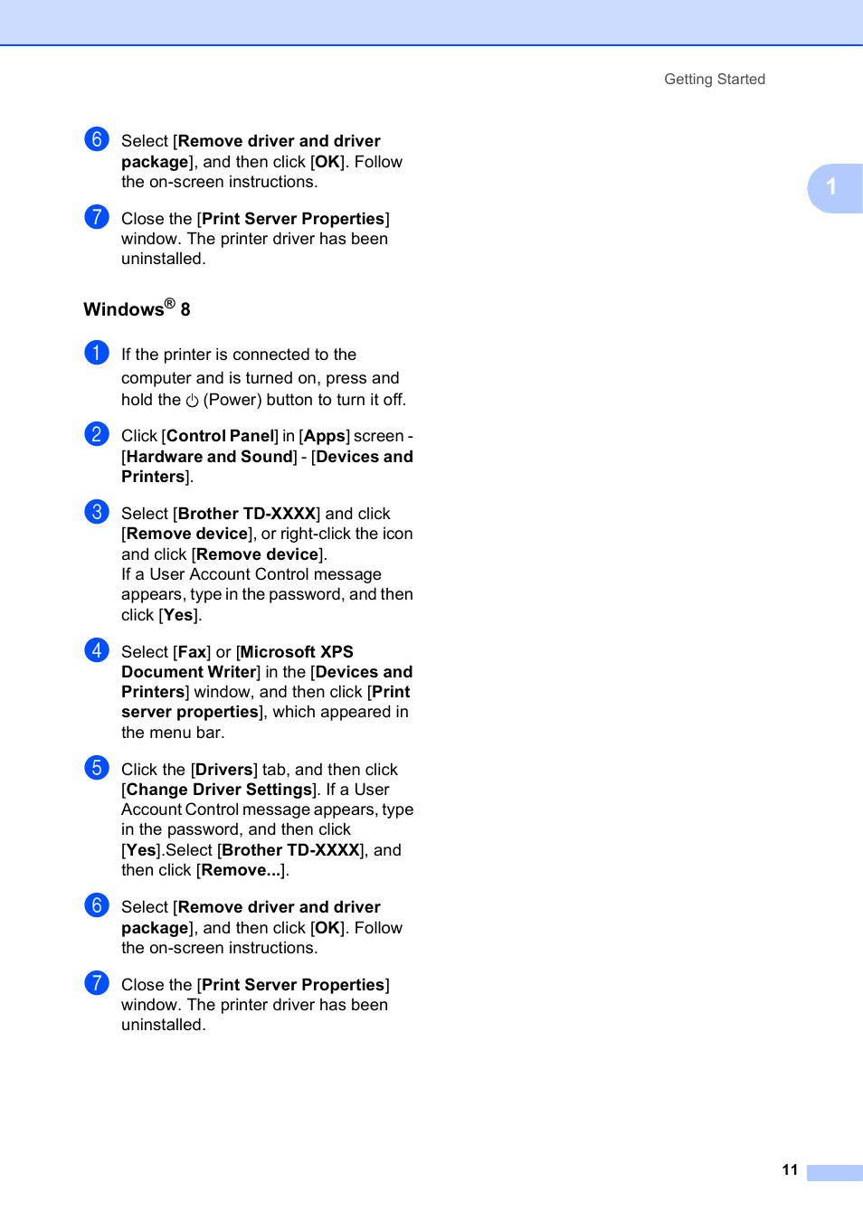 Brother TD-2120N User Manual | Page 17 / 122