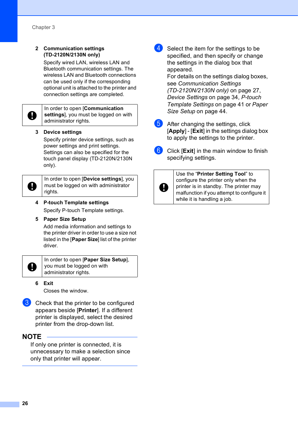 Brother TD-2120N User Manual | Page 32 / 122