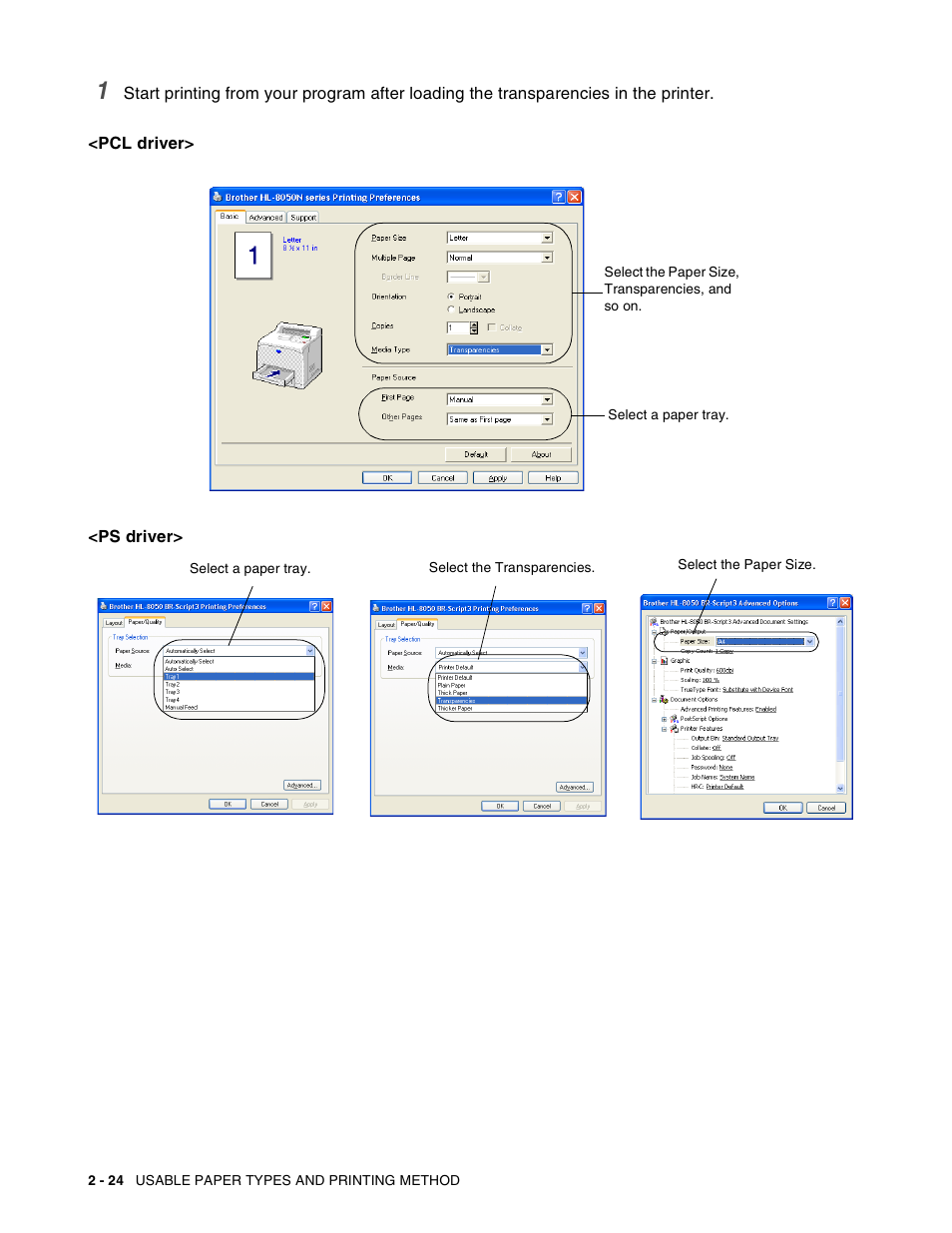 Brother HL-8050N User Manual | Page 57 / 216