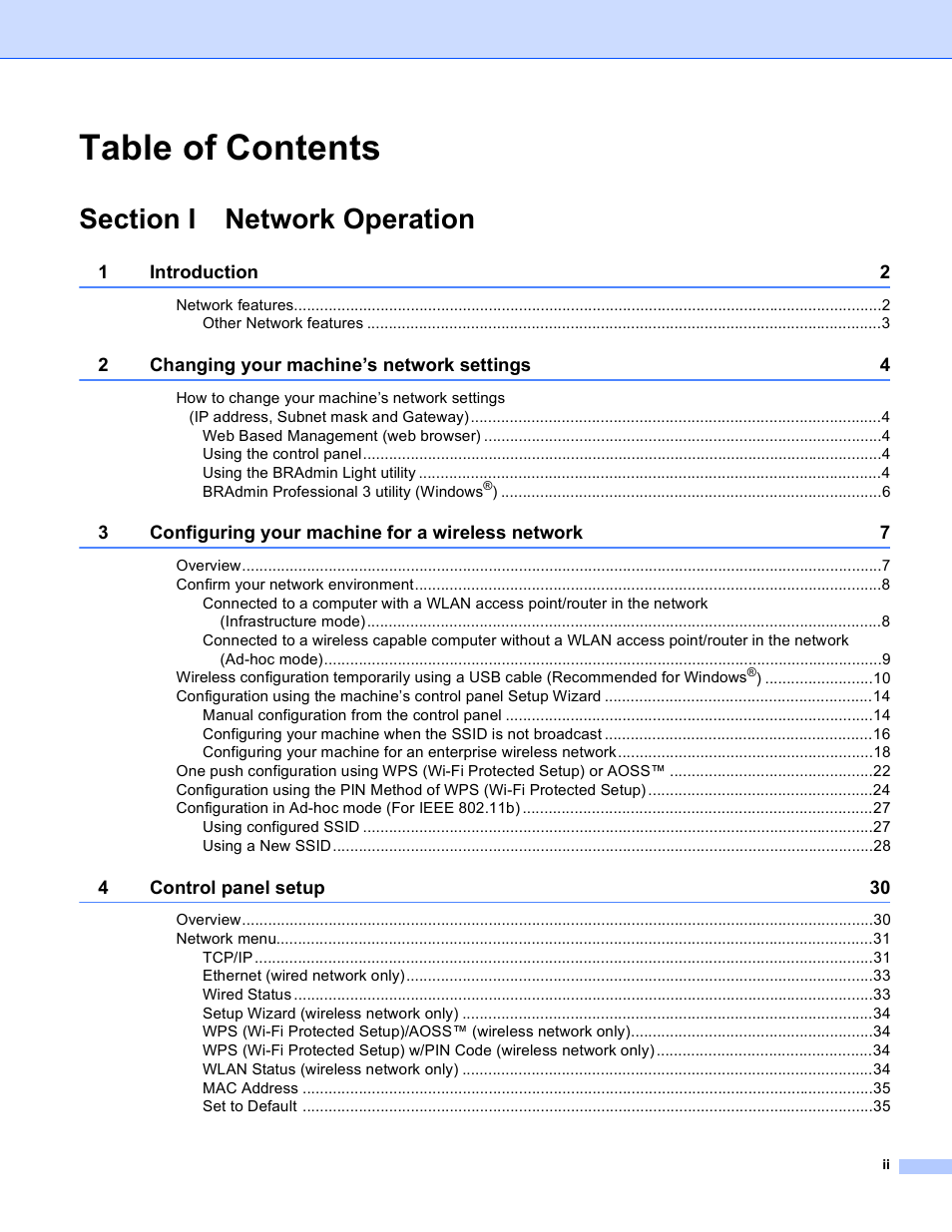 Brother HL-S7000DN User Manual | Page 3 / 117