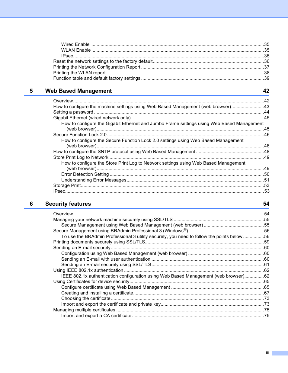Brother HL-S7000DN User Manual | Page 4 / 117