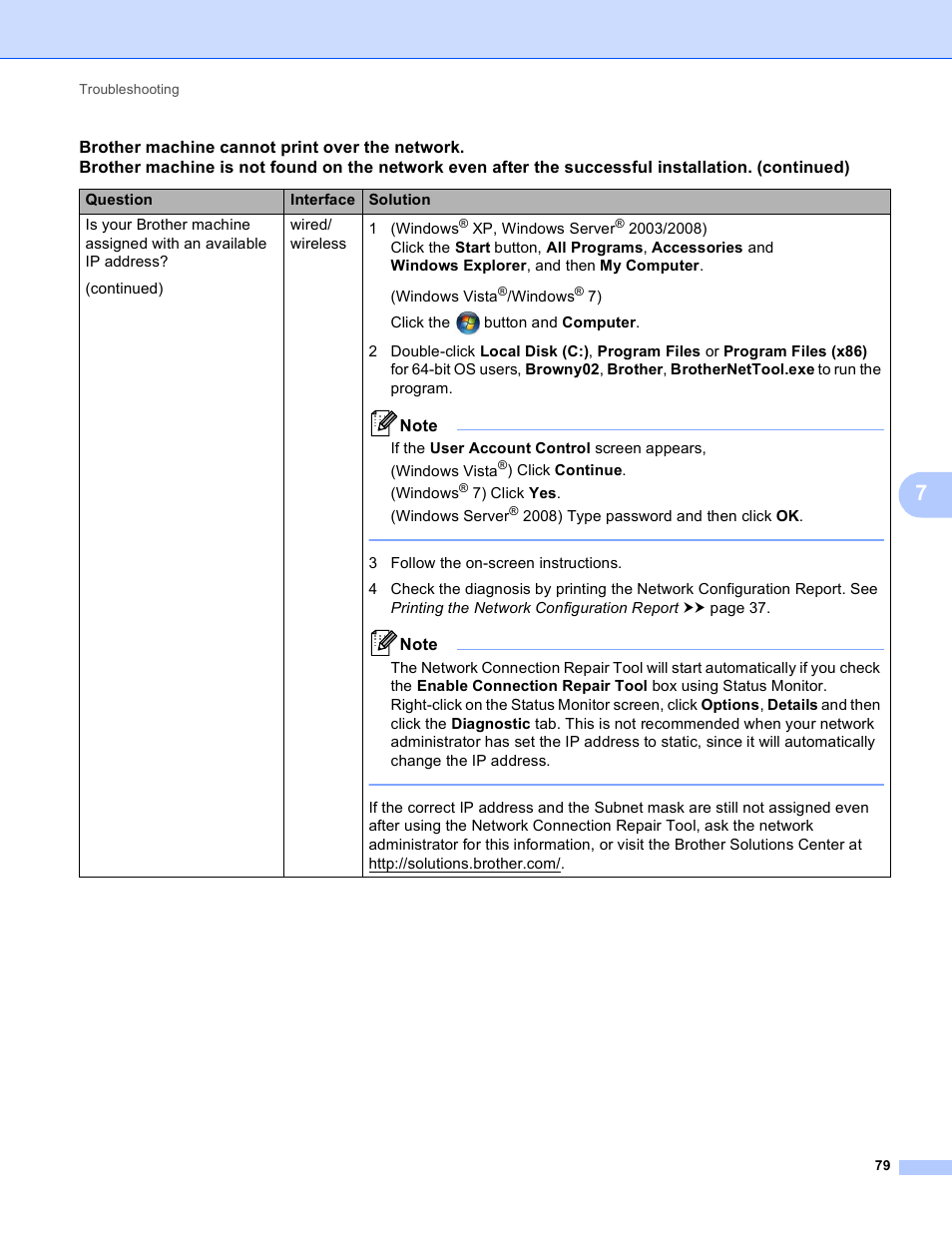 Brother HL-S7000DN User Manual | Page 85 / 117