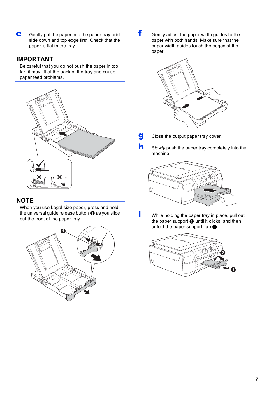 Brother MFC-J470DW User Manual | Page 7 / 36