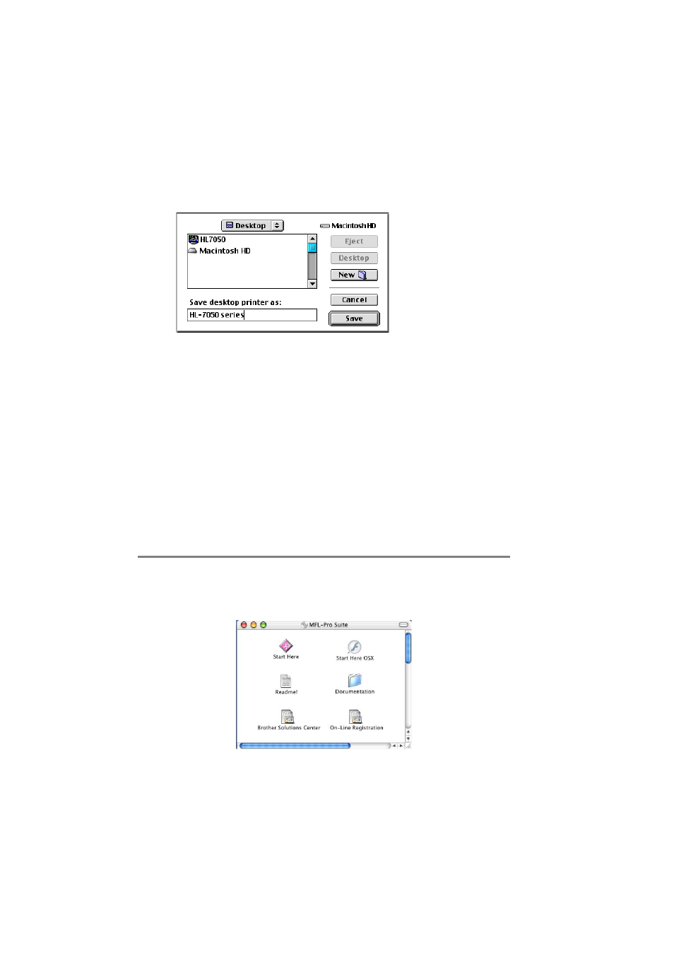 Macintosh configuration (mac, X 10.1-10.2.1/10.3 or greater) -7 | Brother MFC 8220 User Manual | Page 77 / 176