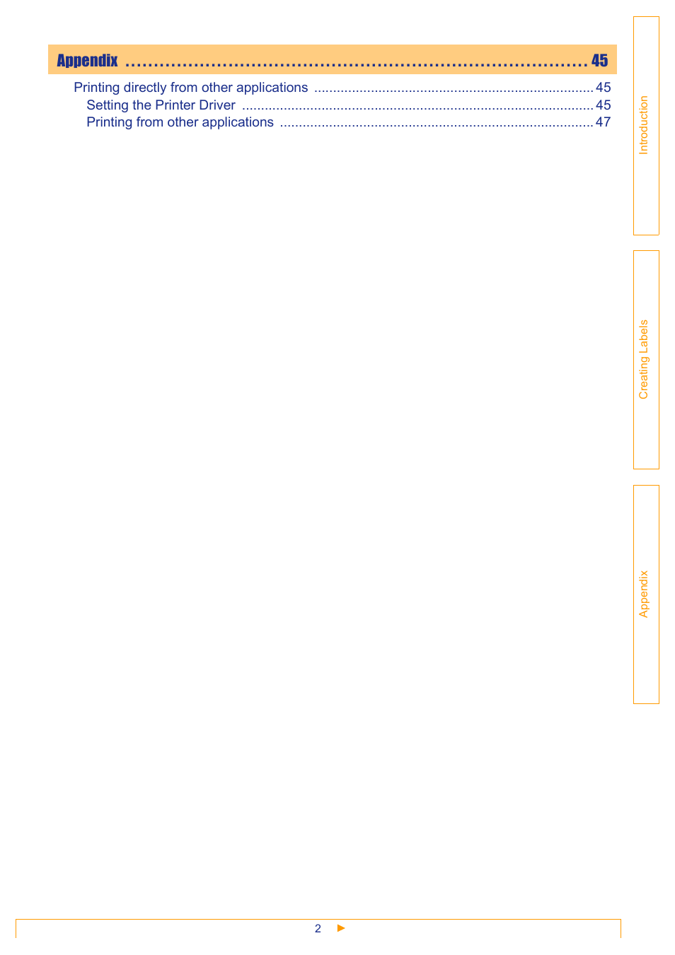 Appendix | Brother QL-1060N User Manual | Page 3 / 48