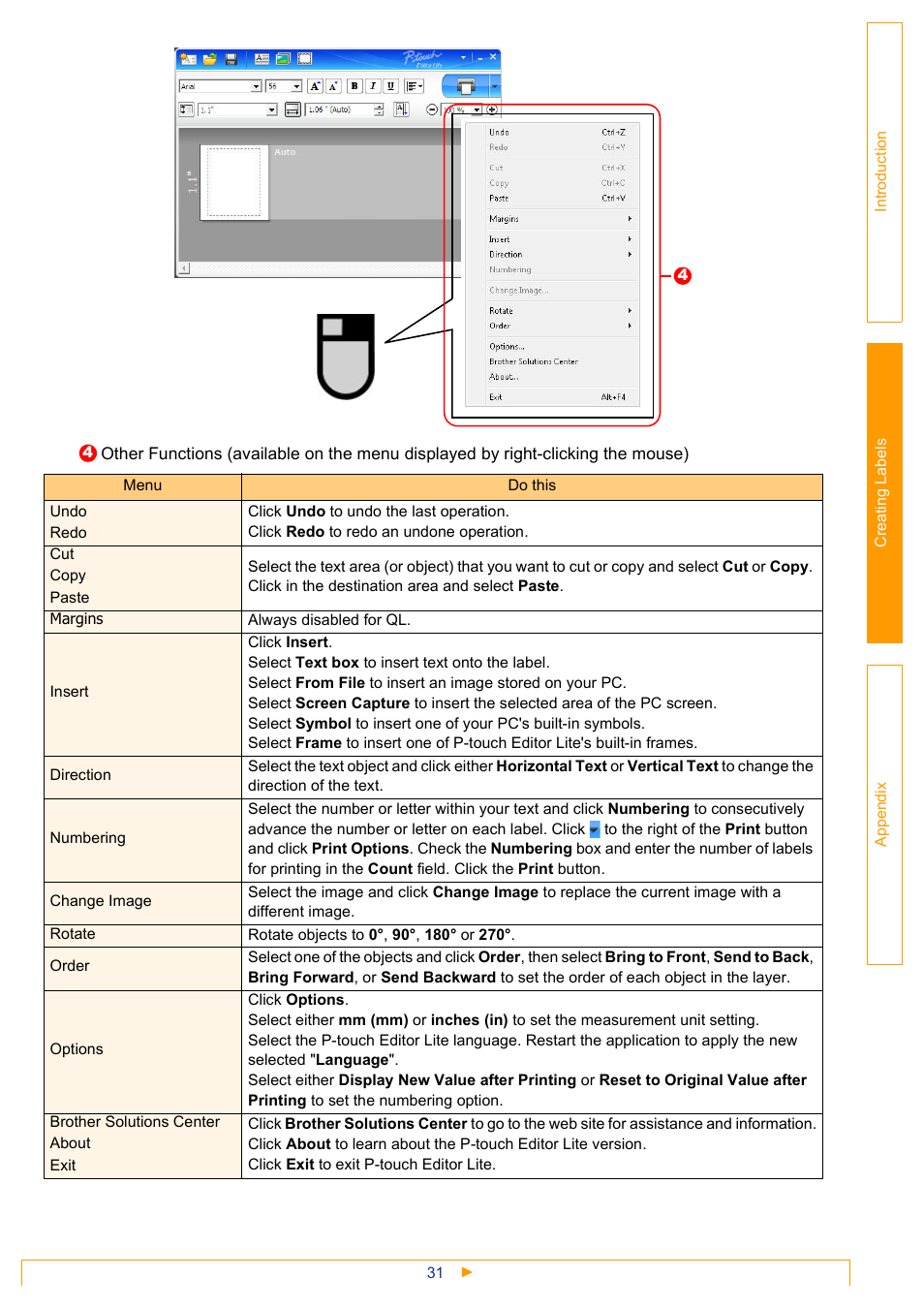 Brother QL-1060N User Manual | Page 32 / 48