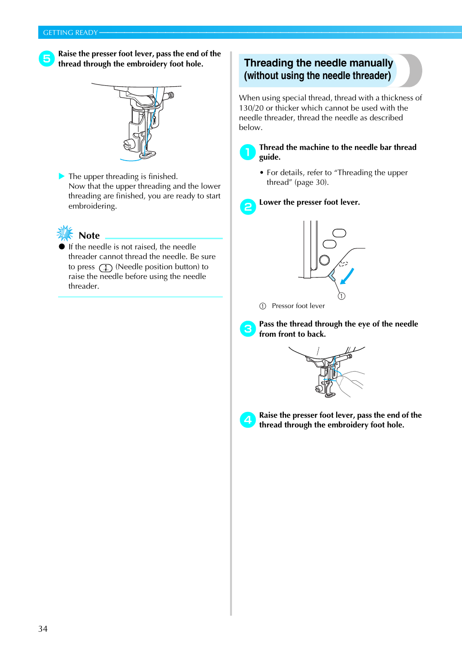Brother PE-770 User Manual | Page 36 / 88