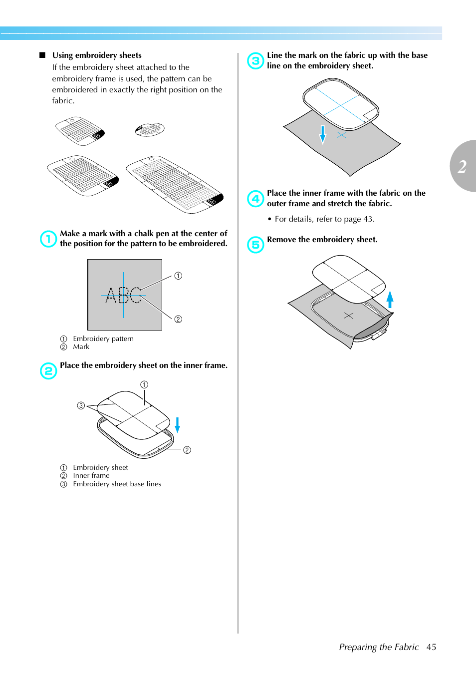 Brother PE-770 User Manual | Page 47 / 88