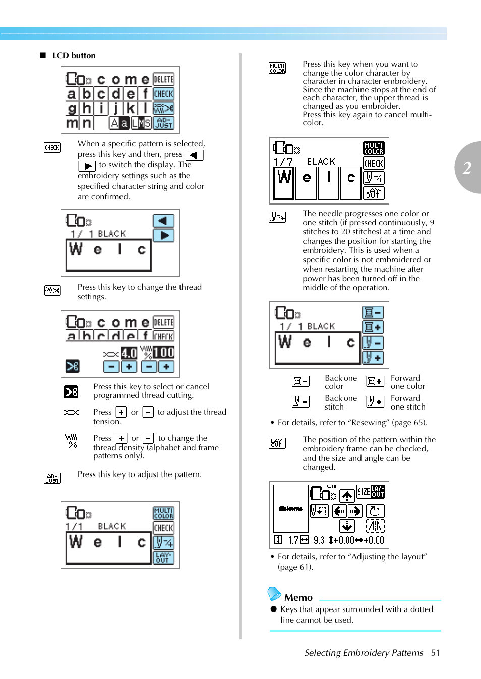 Brother PE-770 User Manual | Page 53 / 88