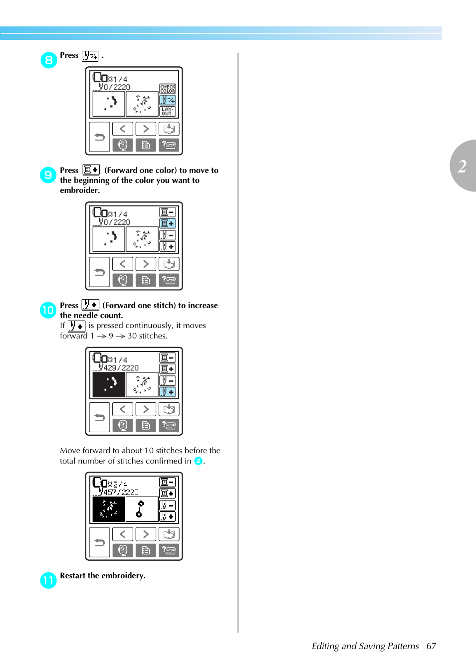 Brother PE-770 User Manual | Page 69 / 88