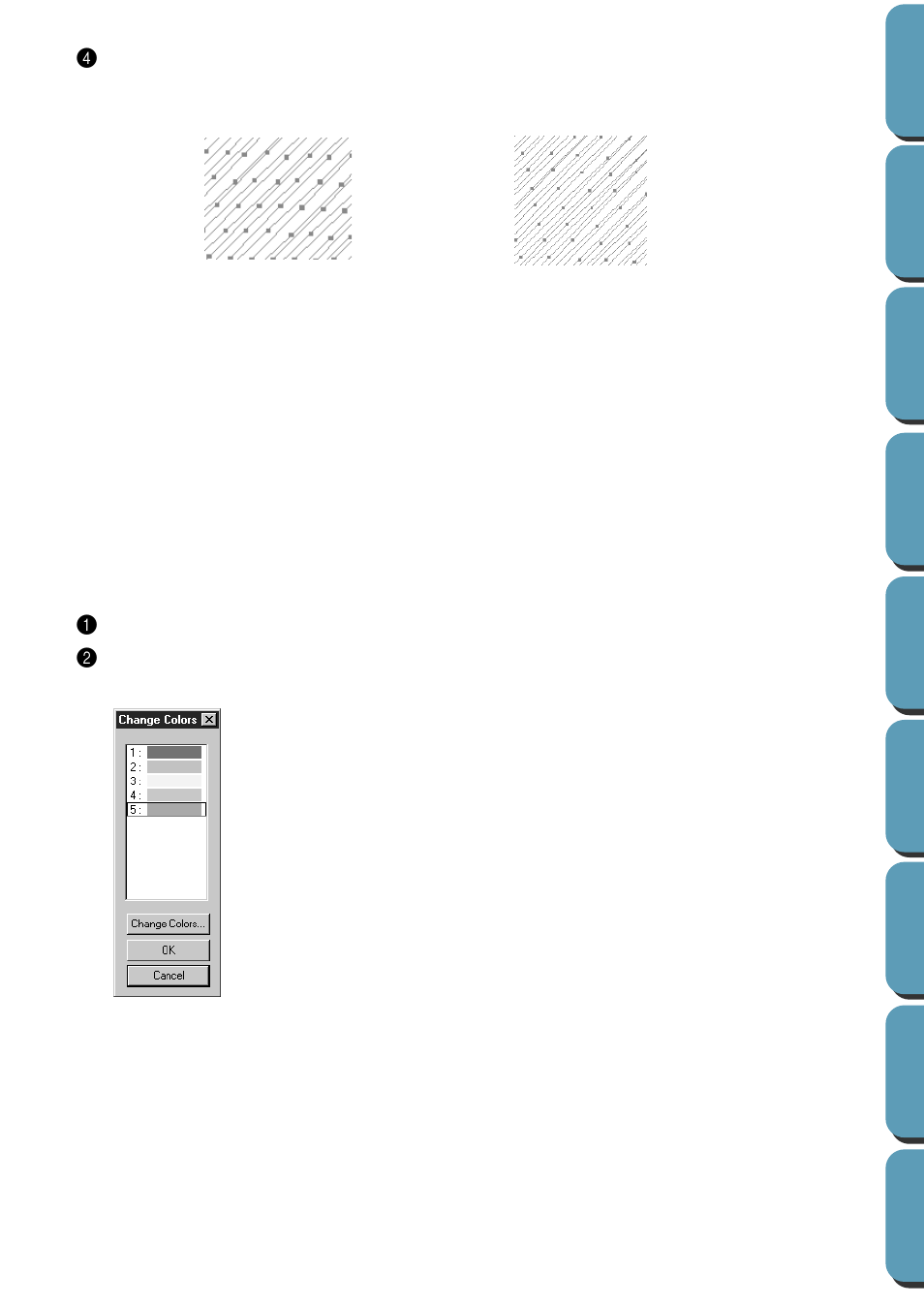 Change colors of a stitch object | Brother PE-DESIGN Ver.432 User Manual | Page 175 / 224