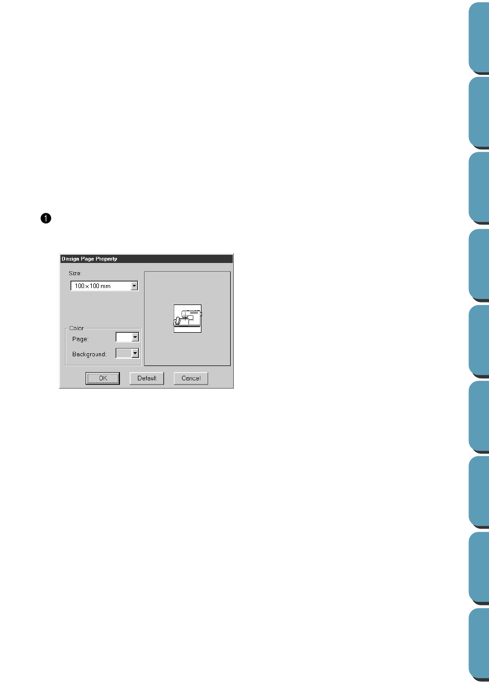 Design page property | Brother PE-DESIGN Ver.432 User Manual | Page 184 / 224