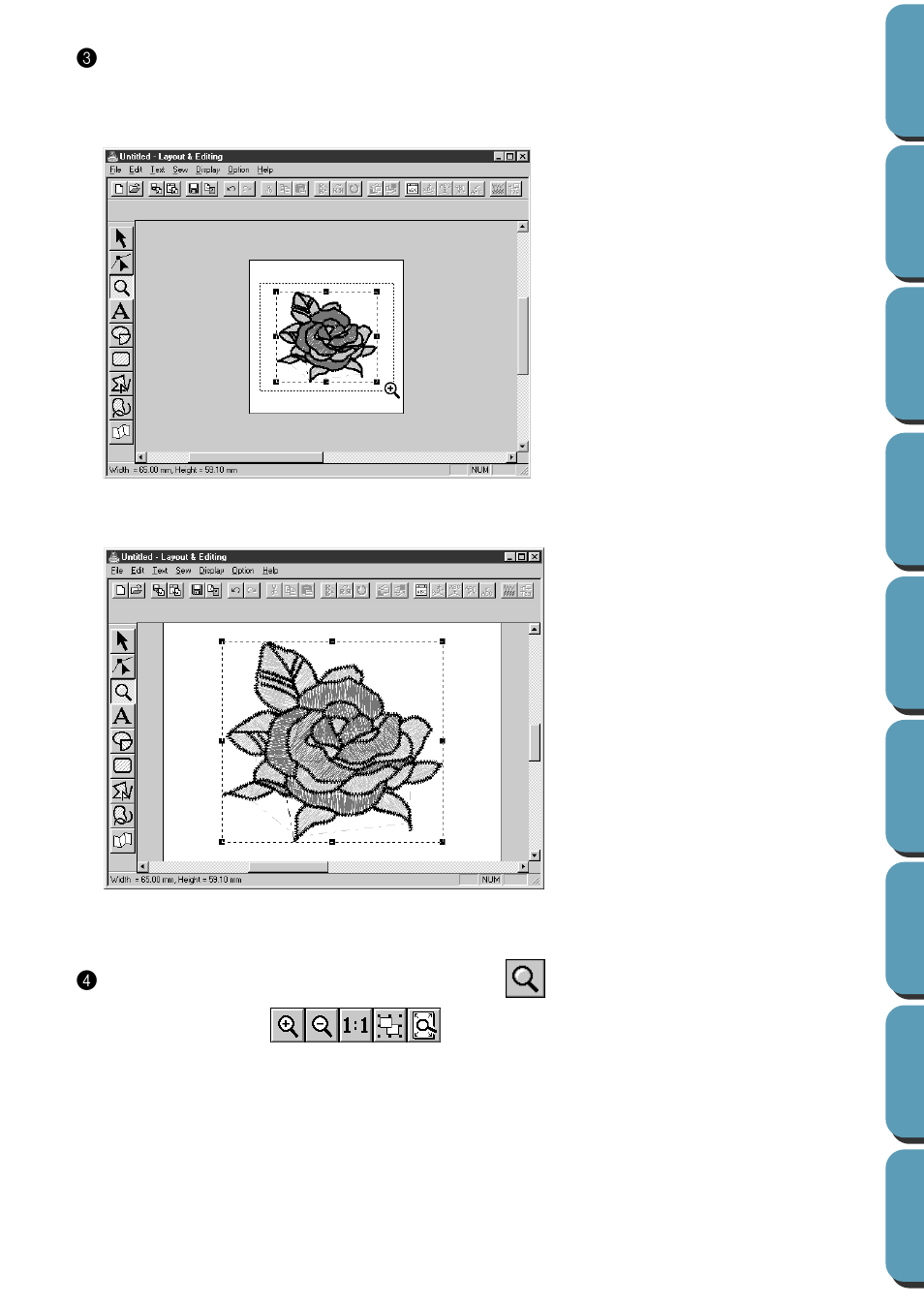 Brother PE-DESIGN Ver.432 User Manual | Page 35 / 224