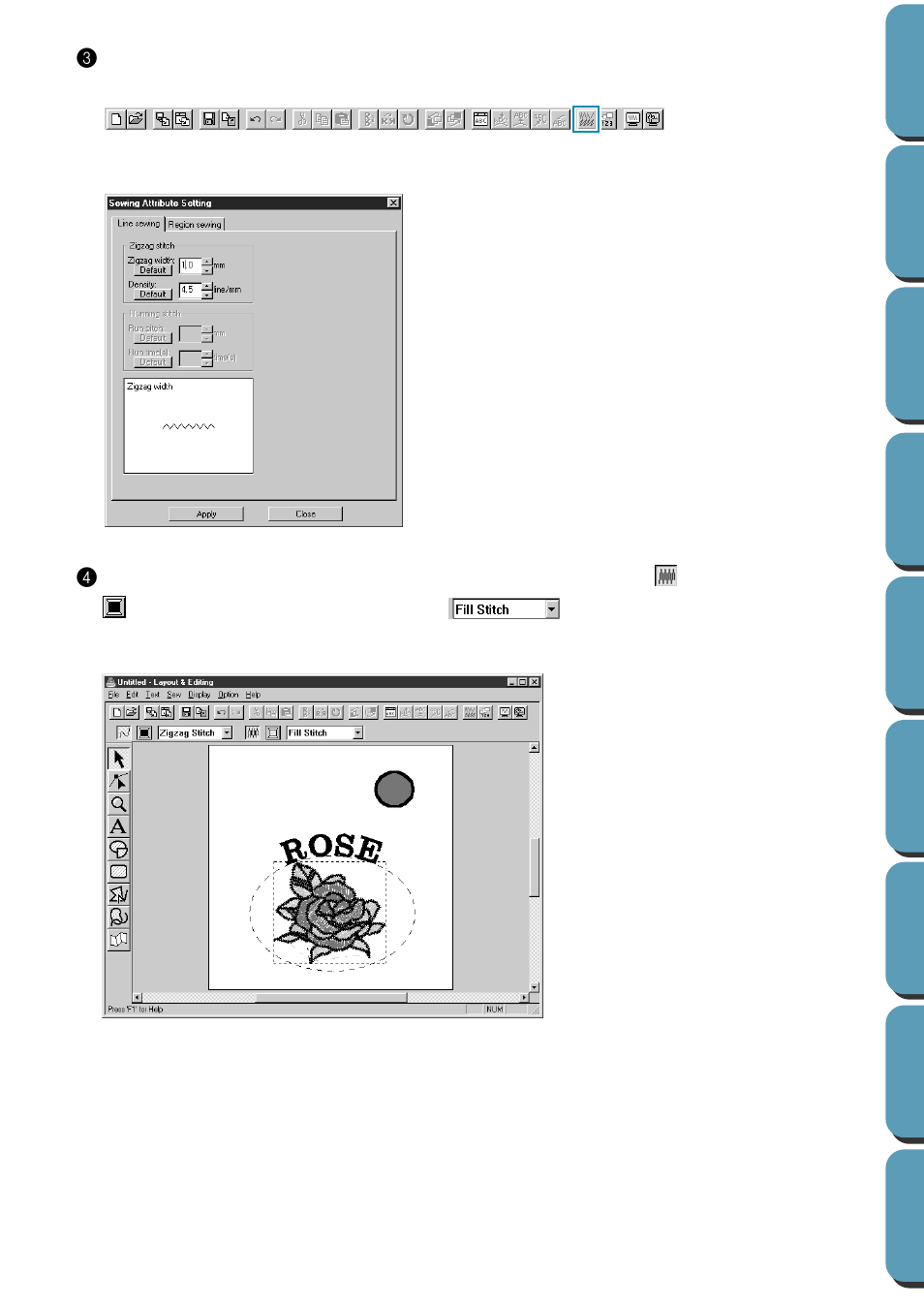 Brother PE-DESIGN Ver.432 User Manual | Page 44 / 224