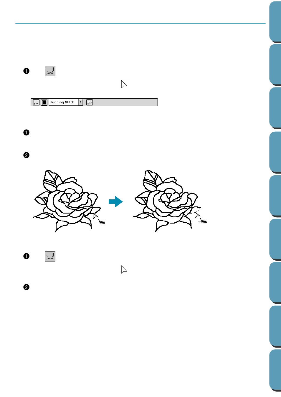 Line (part) setting mode | Brother PE-DESIGN Ver.432 User Manual | Page 77 / 224