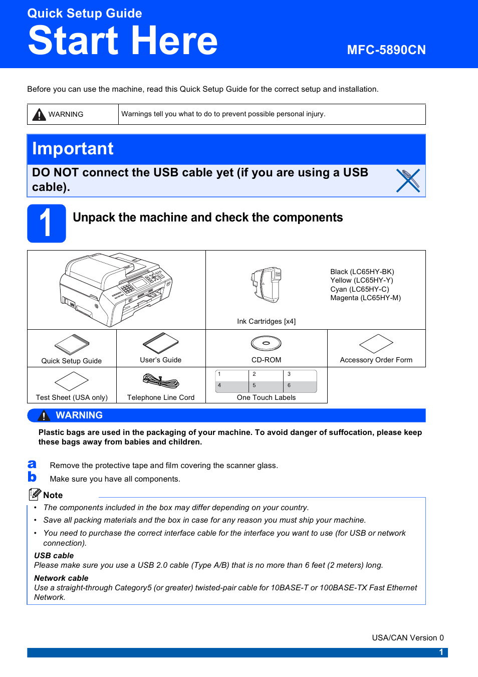 Brother MFC-5890CN User Manual | 33 pages