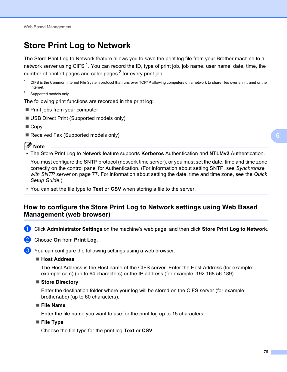 Store print log to network, Web browser) | Brother MFC 9970CDW User Manual | Page 84 / 163