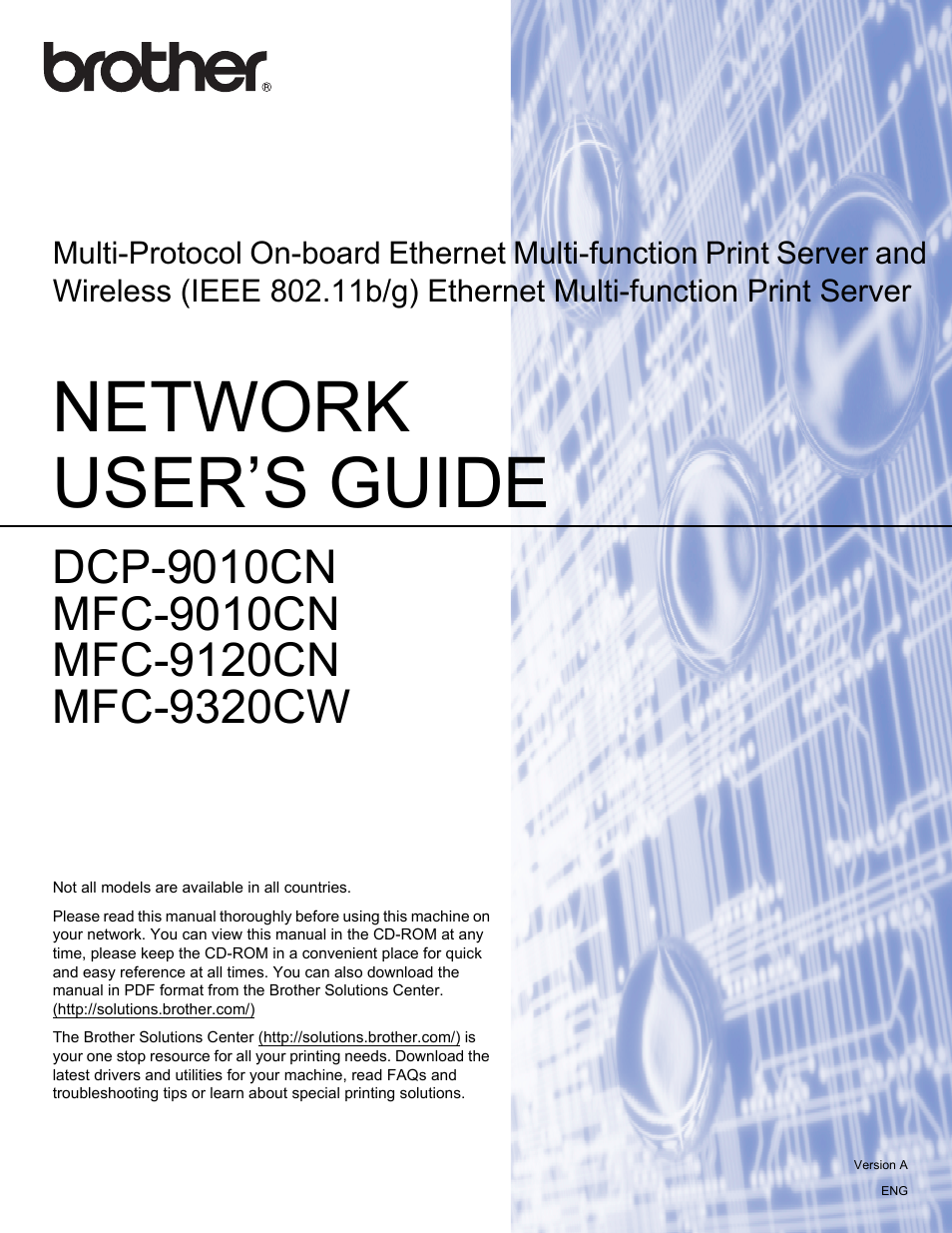 Brother MFC-9320CW User Manual | 203 pages