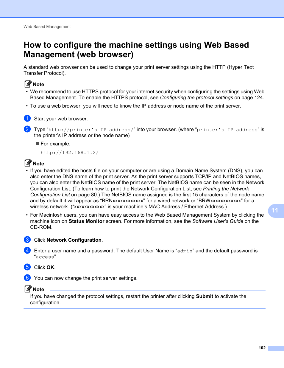 Brother MFC-9320CW User Manual | Page 113 / 203