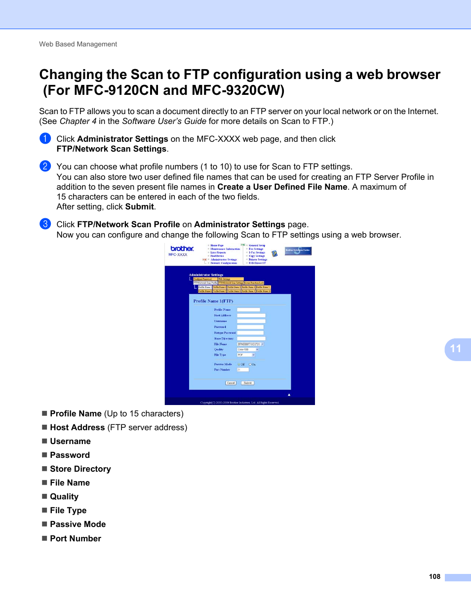 For mfc-9120cn and mfc-9320cw) | Brother MFC-9320CW User Manual | Page 119 / 203