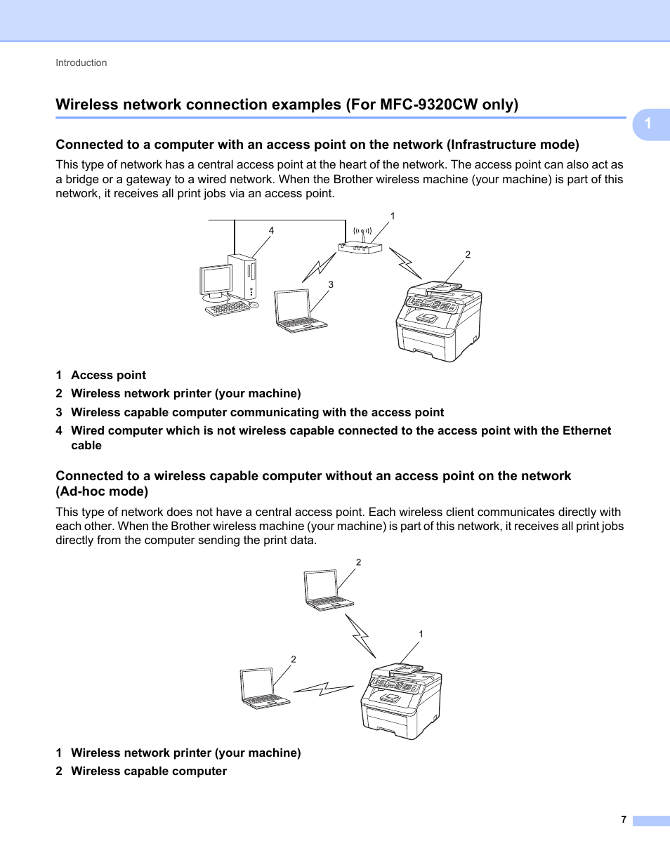 Brother MFC-9320CW User Manual | Page 18 / 203