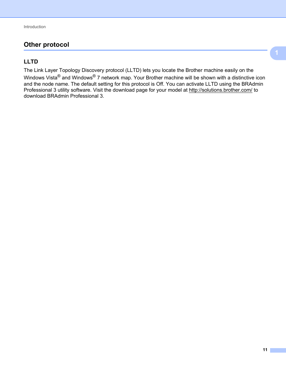 Other protocol, Lltd, 1other protocol | Brother MFC-9320CW User Manual | Page 22 / 203